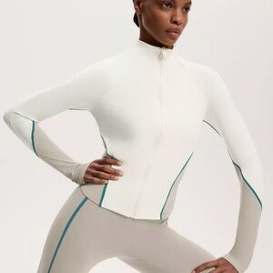 NWT | OYSHO | Women's Cream Technical Jacket | M